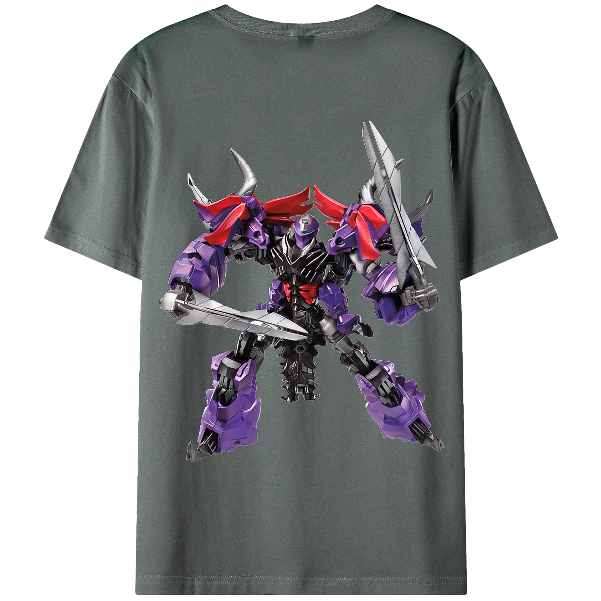（画像用）  綿100％ メンズ半袖Tシャツ（バックプリント） 通気性